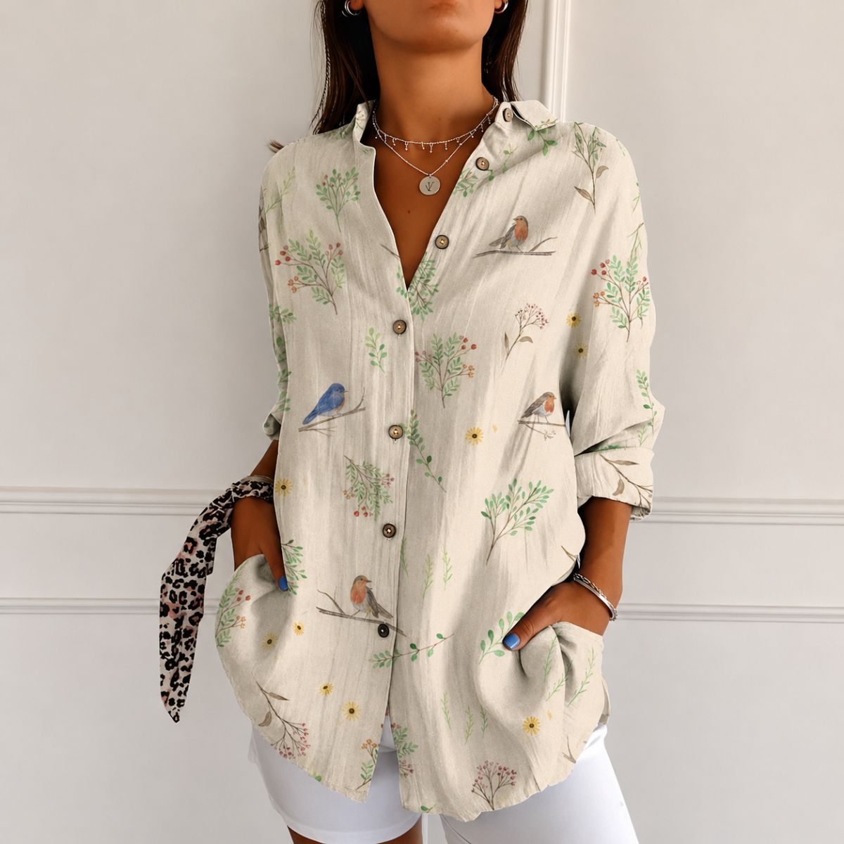Celestine™ | Graceful Floral Blouse