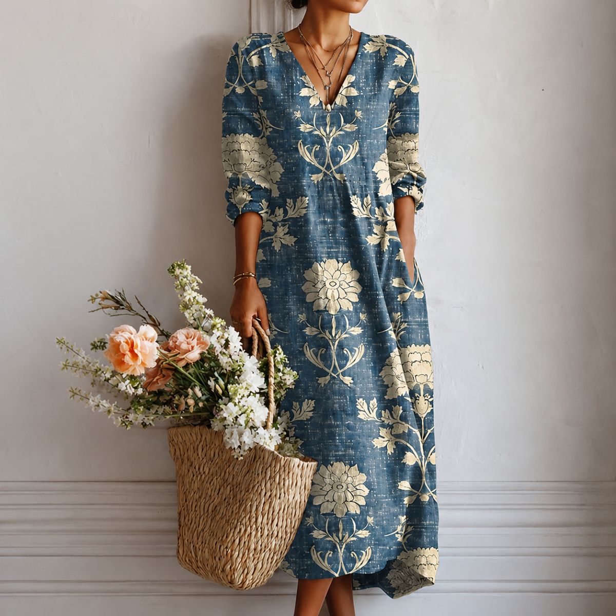 Veloura™ | Floral Maxi Dress