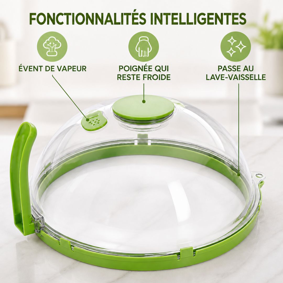 Vapéa™ | Cloche vapeur pour micro-ondes