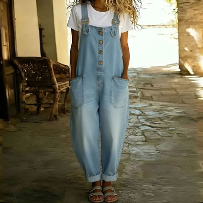 Madelynn™ | Denim Overall Jumpsuit