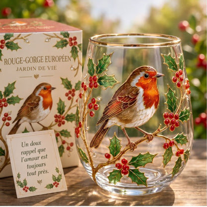 Floréa™ | Tasse en Verre Fleurie