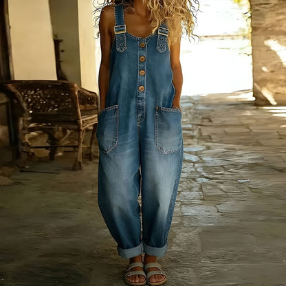 Madelynn™ | Denim Overall Jumpsuit
