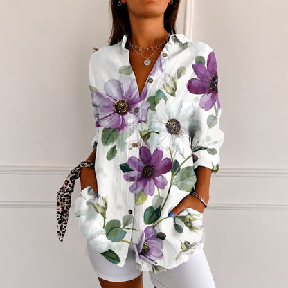 Celestine™ | Graceful Floral Blouse