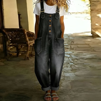 Madelynn™ | Denim Overall Jumpsuit