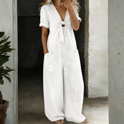 Harlow™ | Relaxed Denim Jumpsuit
