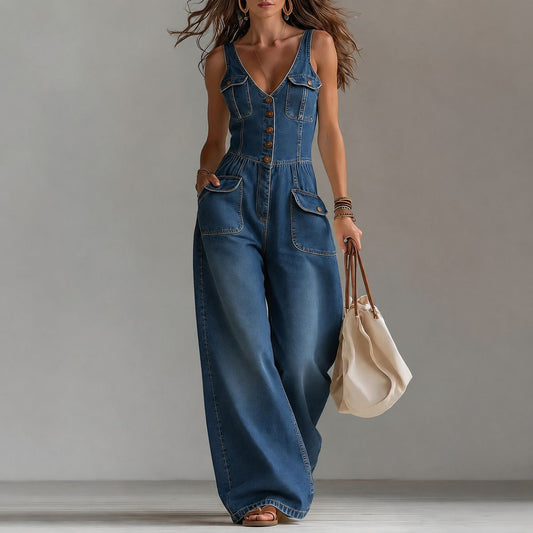 Emerson™ | Relaxed Denim Jumpsuit