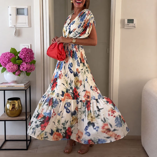 Ellavienne™ | Floral Maxi Dress