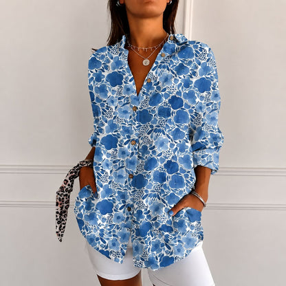 Celestine™ | Graceful Floral Blouse