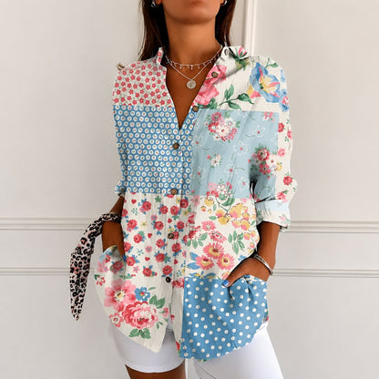 Celestine™ | Graceful Floral Blouse