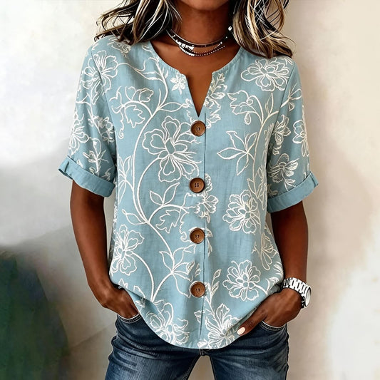 Evelyn™ | Floral Print Blouse
