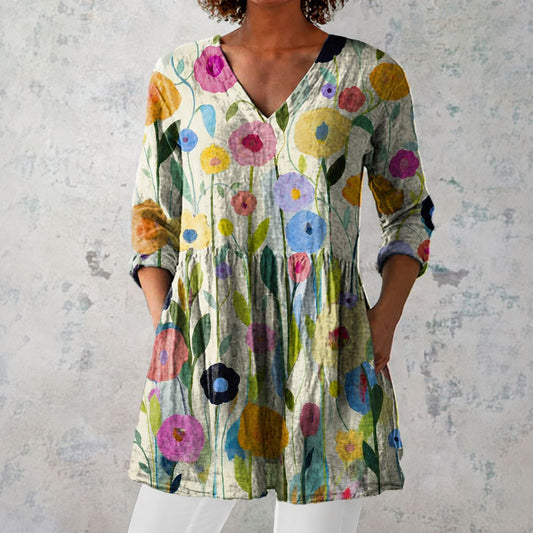 Savara™ | Multicolor Longline Blouse