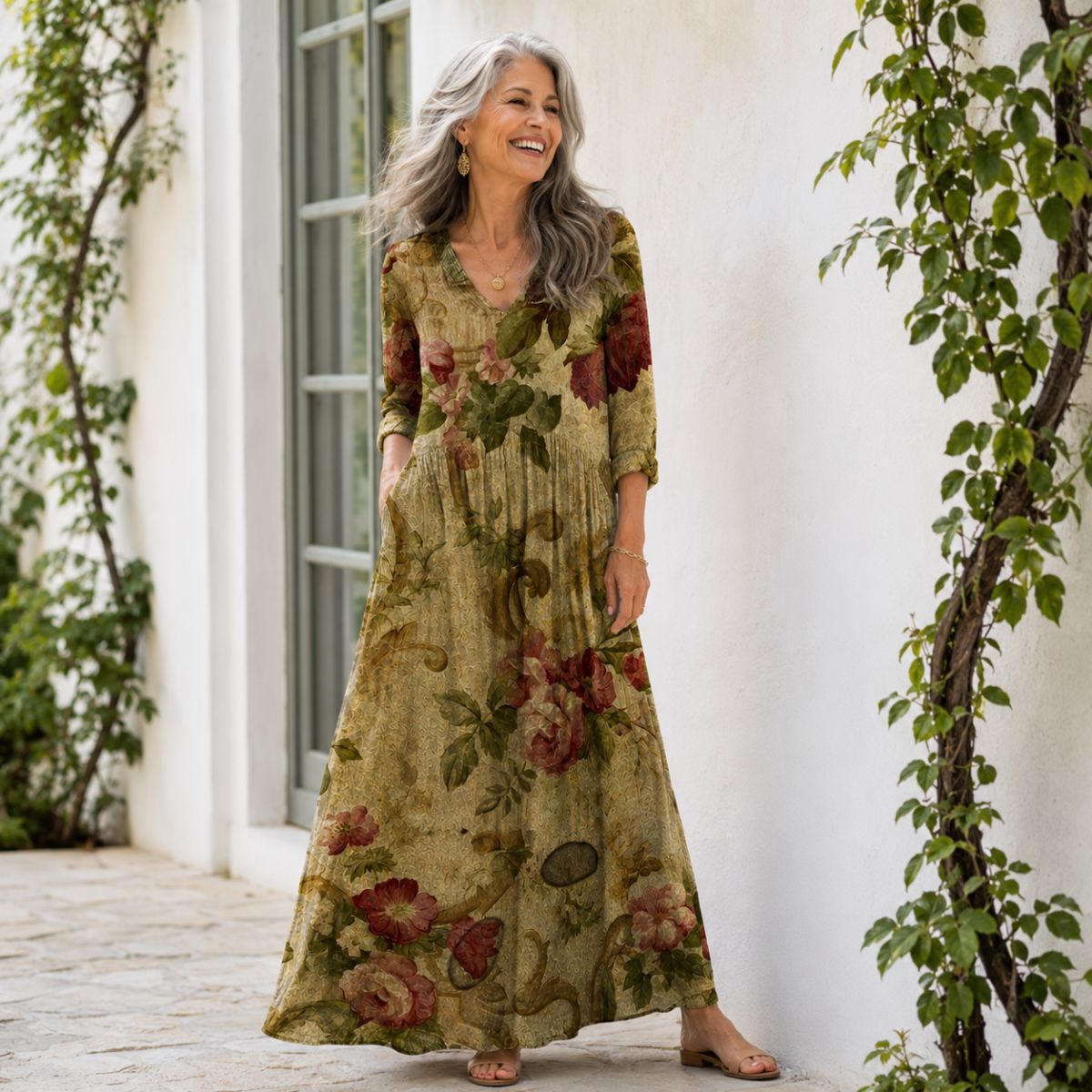 Evelisse™ | Floral Maxi Dress