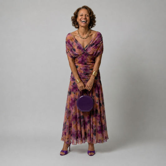 Ellavie™ | Off-Shoulder Midi Dress