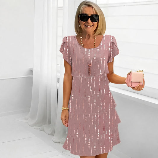 Adeline™ | Elegant Pink Dress