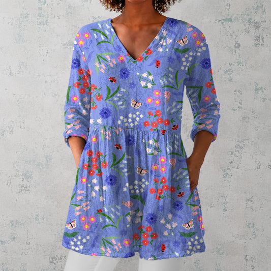 Savara™ | Garden Longline Blouse