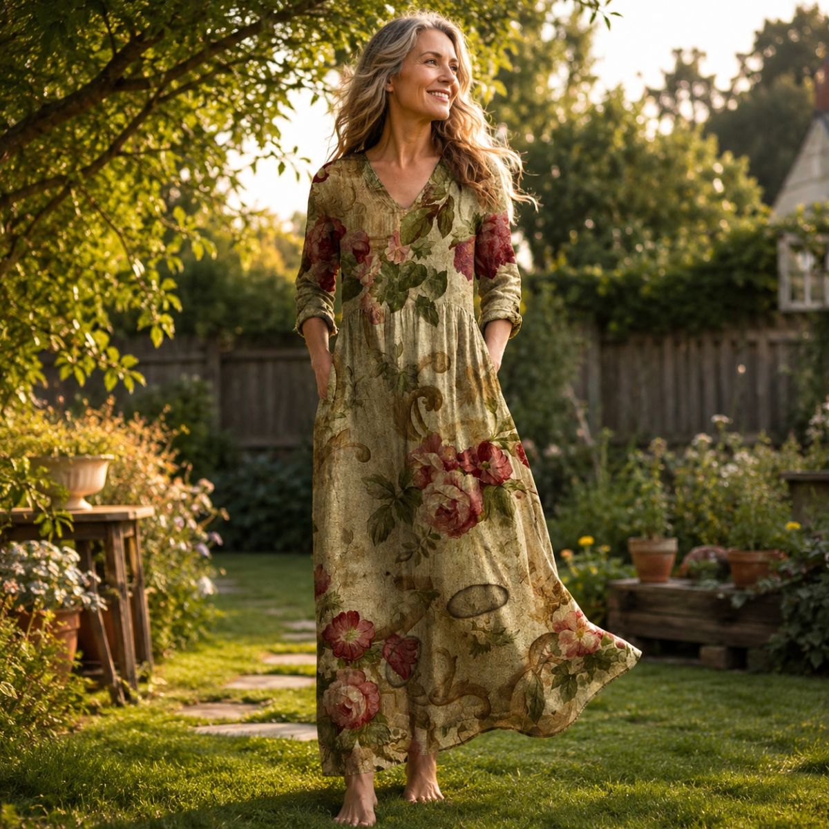 Evelisse™ | Floral Maxi Dress