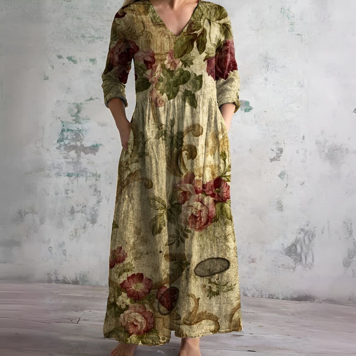 Evelisse™ | Floral Maxi Dress