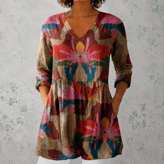 Savara™ | Bohemian Longline Blouse
