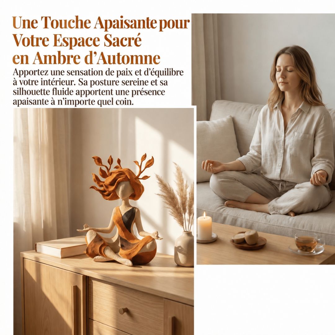 Séréna™ | Statue de yoga décorative