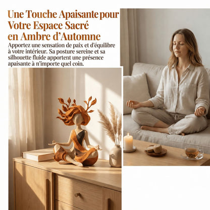 Séréna™ | Statue de yoga décorative